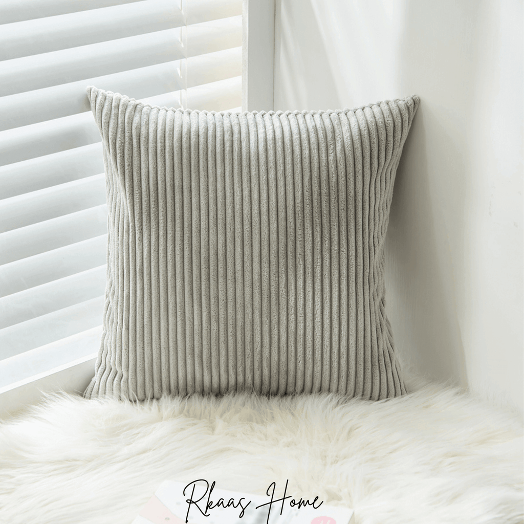 Corduroy Cushion Covers Home Sofa  45X45CM, 50x50CM, 55x55CM - 7 Colours-2