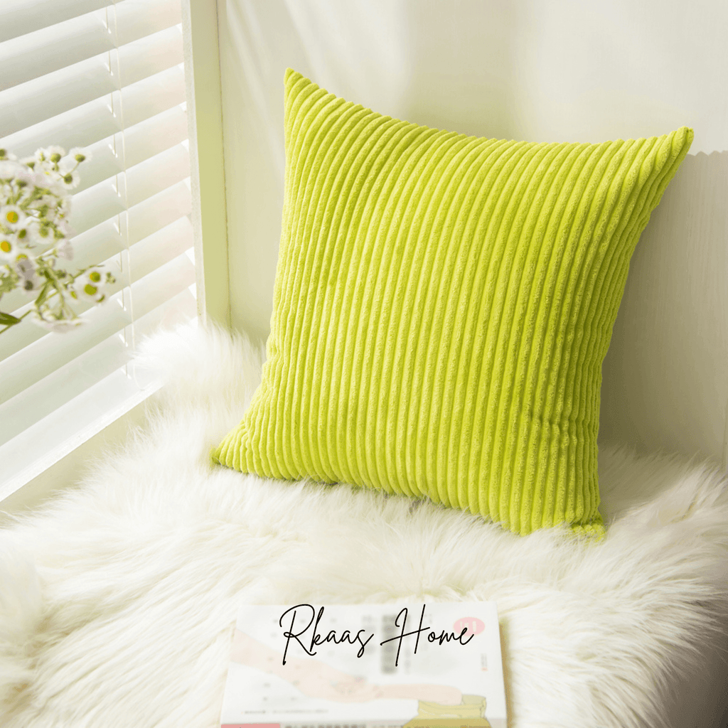 Corduroy Cushion Covers Home Sofa  45X45CM, 50x50CM, 55x55CM - 7 Colours-5